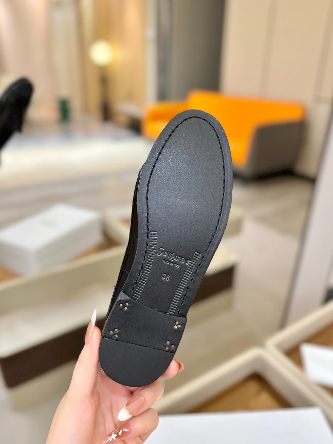 （情侣款） SAINT LAURENT圣罗兰新款褶皱乐福鞋系列🤝🤝YSL女孩的松弛感真的被狠狠拿捏 简直