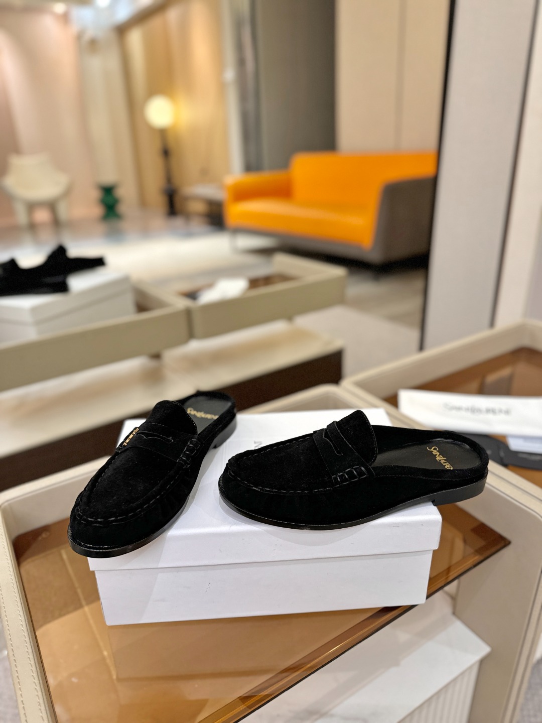 （情侣款） SAINT LAURENT圣罗兰新款褶皱乐福鞋系列🤝🤝YSL女孩的松弛感真的被狠狠拿捏 简直