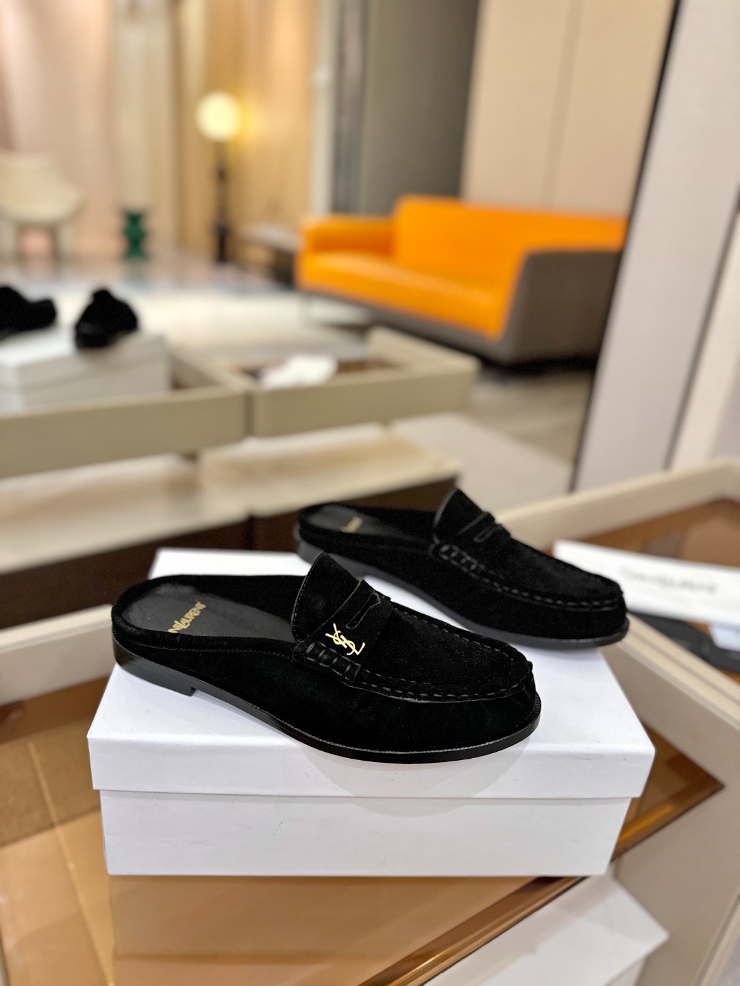 （情侣款） SAINT LAURENT圣罗兰新款褶皱乐福鞋系列🤝🤝YSL女孩的松弛感真的被狠狠拿捏 简直