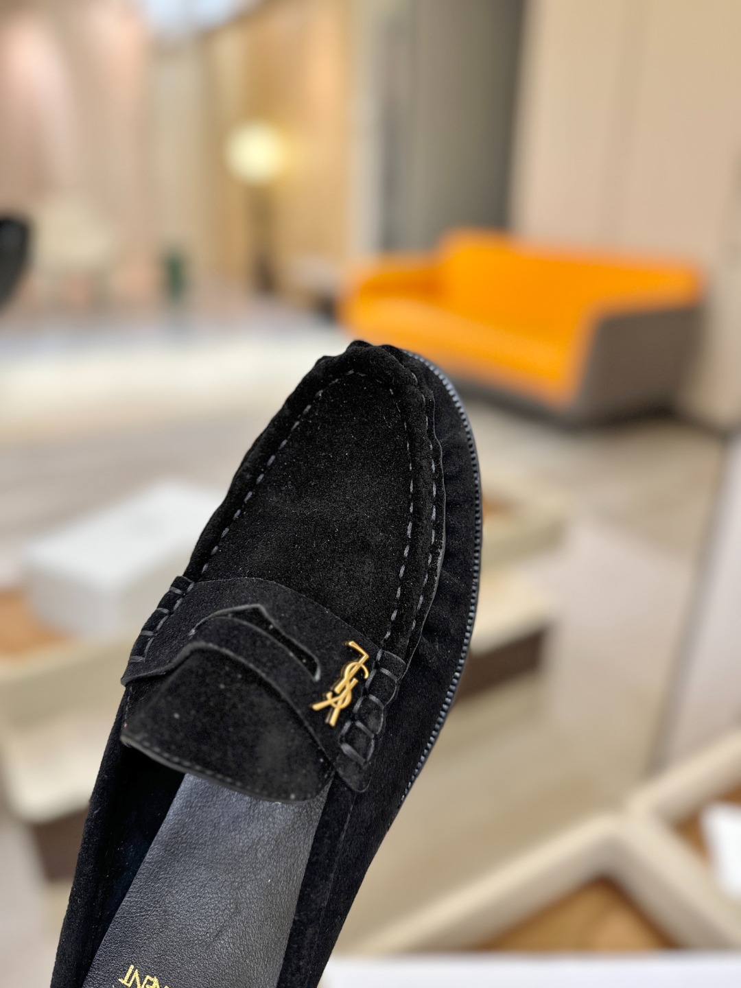 （情侣款） SAINT LAURENT圣罗兰新款褶皱乐福鞋系列🤝🤝YSL女孩的松弛感真的被狠狠拿捏 简直
