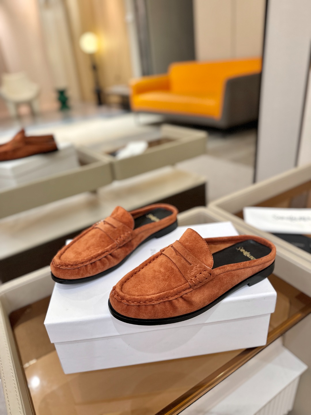 （情侣款） SAINT LAURENT圣罗兰新款褶皱乐福鞋系列🤝🤝YSL女孩的松弛感真的被狠狠拿捏 简直