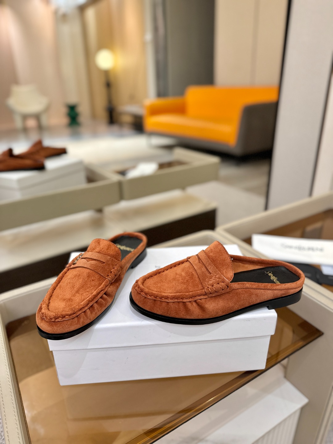 （情侣款） SAINT LAURENT圣罗兰新款褶皱乐福鞋系列🤝🤝YSL女孩的松弛感真的被狠狠拿捏 简直