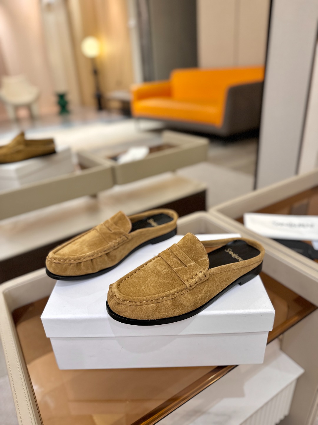 （情侣款） SAINT LAURENT圣罗兰新款褶皱乐福鞋系列🤝🤝YSL女孩的松弛感真的被狠狠拿捏 简直