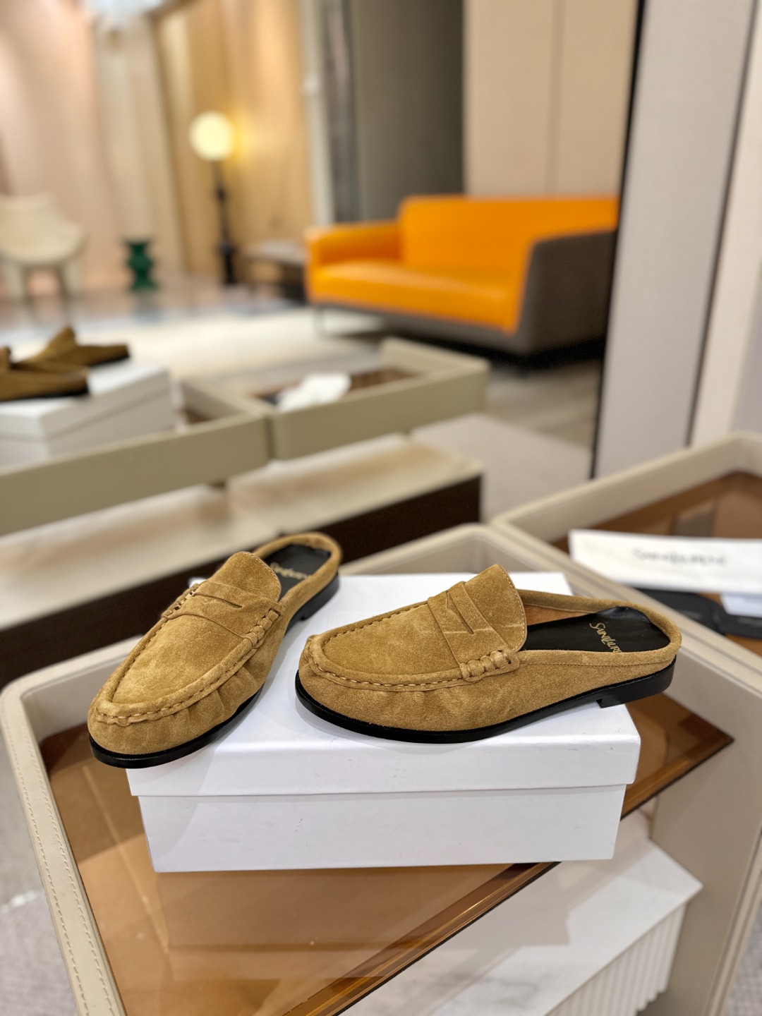 （情侣款） SAINT LAURENT圣罗兰新款褶皱乐福鞋系列🤝🤝YSL女孩的松弛感真的被狠狠拿捏 简直