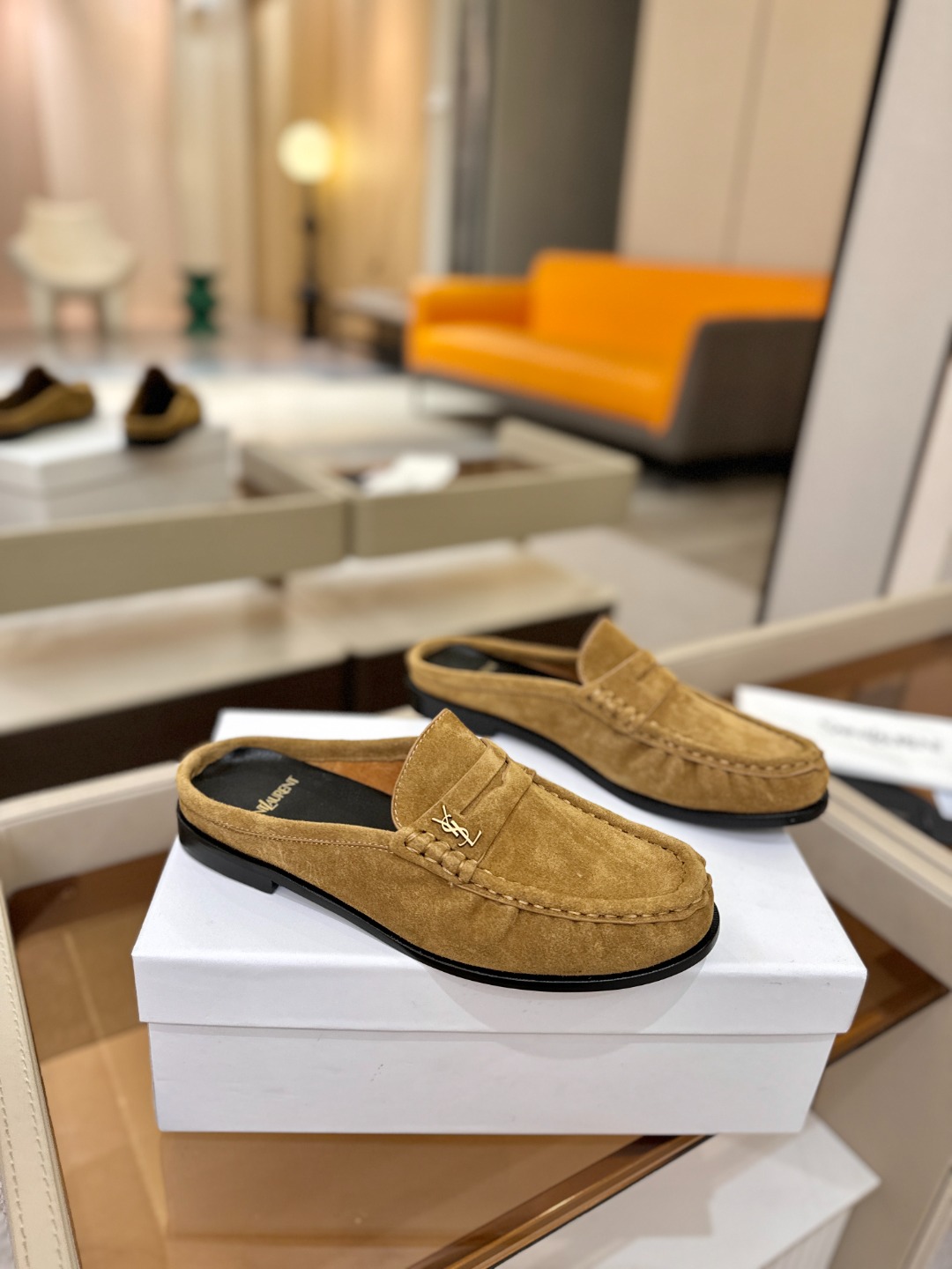 （情侣款） SAINT LAURENT圣罗兰新款褶皱乐福鞋系列🤝🤝YSL女孩的松弛感真的被狠狠拿捏 简直