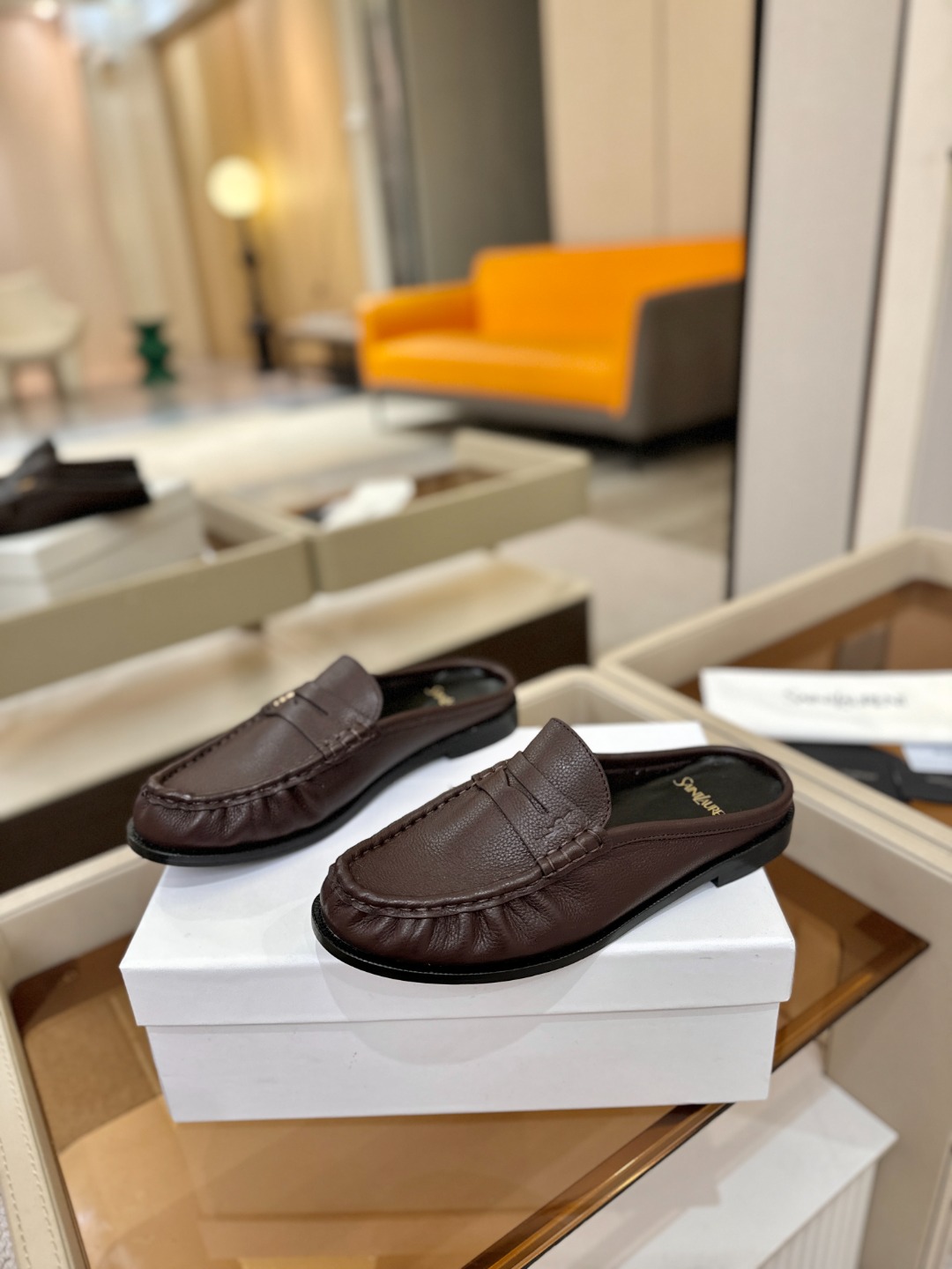 （情侣款） SAINT LAURENT圣罗兰新款褶皱乐福鞋系列🤝🤝YSL女孩的松弛感真的被狠狠拿捏 简直