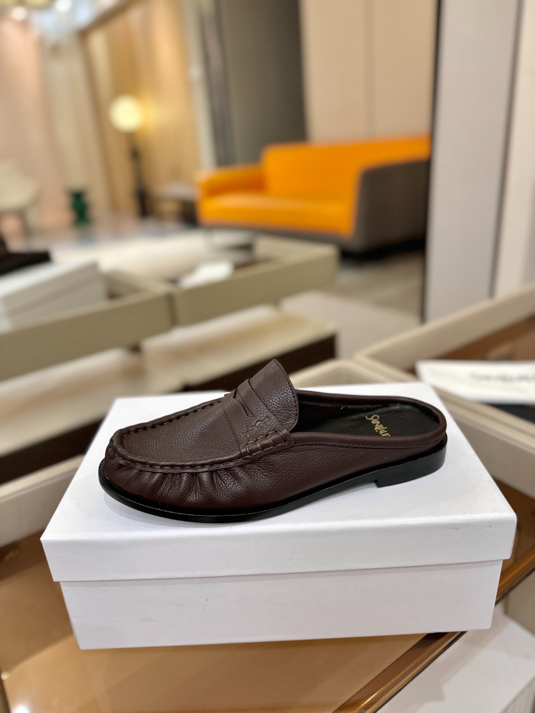 （情侣款） SAINT LAURENT圣罗兰新款褶皱乐福鞋系列🤝🤝YSL女孩的松弛感真的被狠狠拿捏 简直