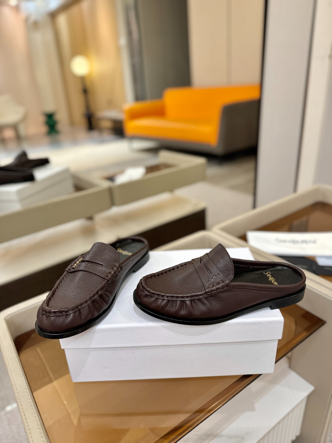 （情侣款） SAINT LAURENT圣罗兰新款褶皱乐福鞋系列🤝🤝YSL女孩的松弛感真的被狠狠拿捏 简直