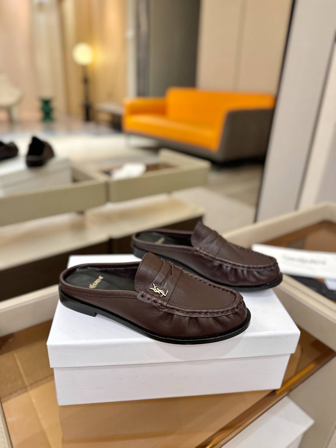 （情侣款） SAINT LAURENT圣罗兰新款褶皱乐福鞋系列🤝🤝YSL女孩的松弛感真的被狠狠拿捏 简直