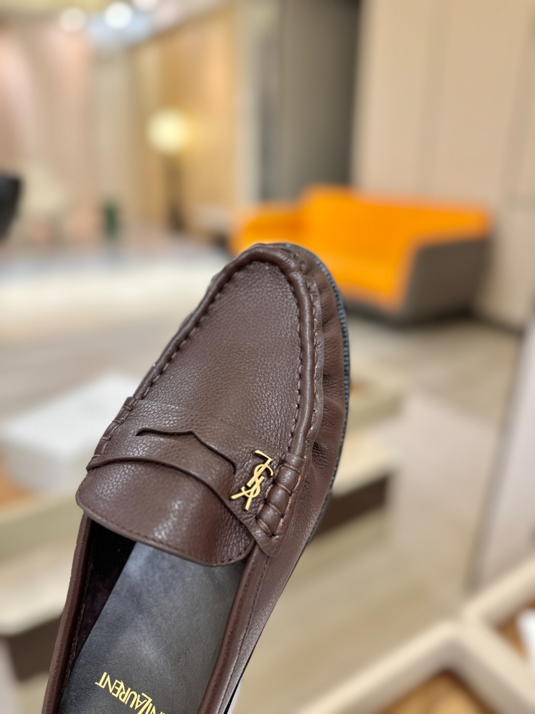 （情侣款） SAINT LAURENT圣罗兰新款褶皱乐福鞋系列🤝🤝YSL女孩的松弛感真的被狠狠拿捏 简直