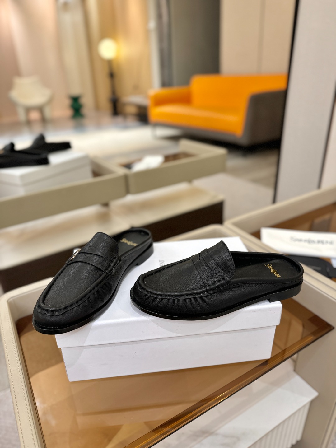 （情侣款） SAINT LAURENT圣罗兰新款褶皱乐福鞋系列🤝🤝YSL女孩的松弛感真的被狠狠拿捏 简直