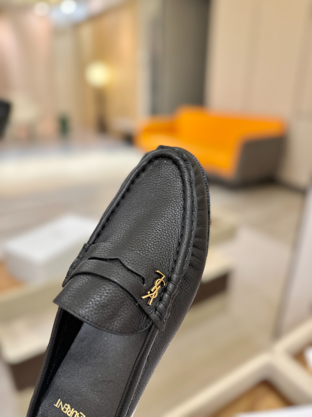 （情侣款） SAINT LAURENT圣罗兰新款褶皱乐福鞋系列🤝🤝YSL女孩的松弛感真的被狠狠拿捏 简直