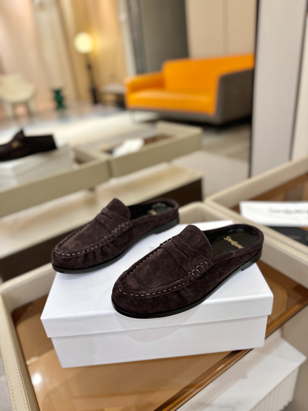 （情侣款） SAINT LAURENT圣罗兰新款褶皱乐福鞋系列🤝🤝YSL女孩的松弛感真的被狠狠拿捏 简直