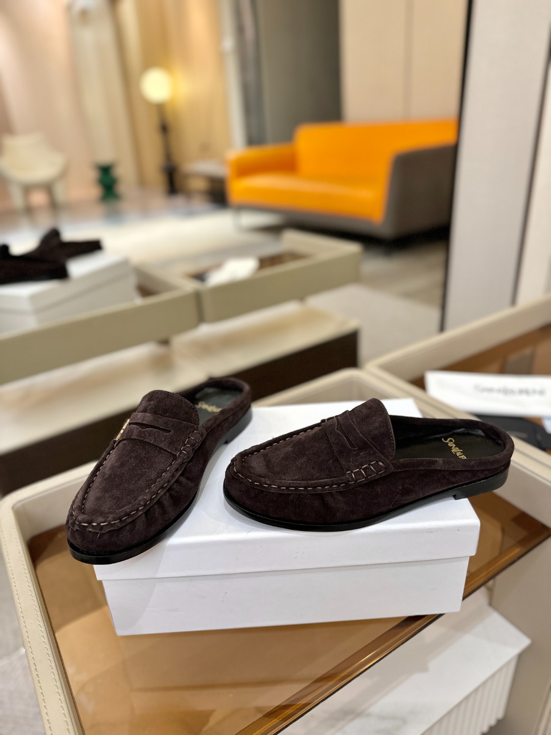 （情侣款） SAINT LAURENT圣罗兰新款褶皱乐福鞋系列🤝🤝YSL女孩的松弛感真的被狠狠拿捏 简直