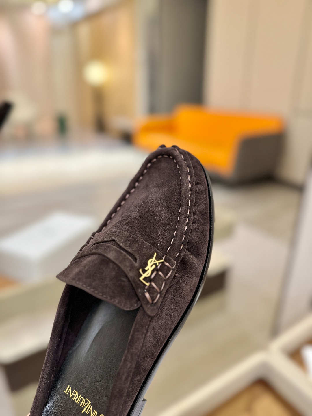 （情侣款） SAINT LAURENT圣罗兰新款褶皱乐福鞋系列🤝🤝YSL女孩的松弛感真的被狠狠拿捏 简直