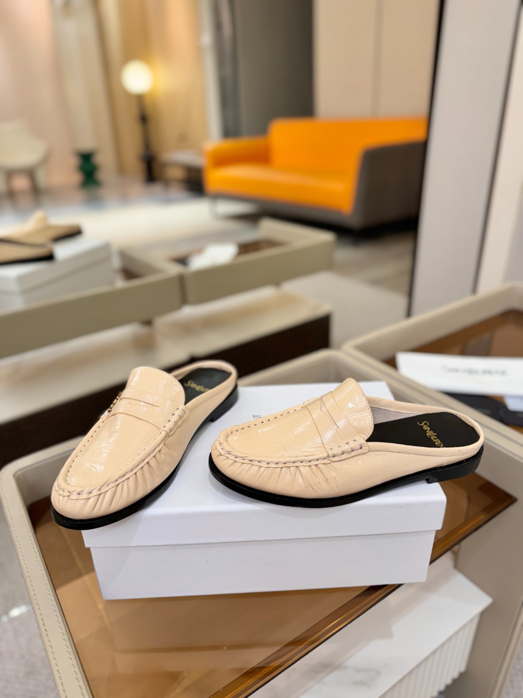 （情侣款） SAINT LAURENT圣罗兰新款褶皱乐福鞋系列🤝🤝YSL女孩的松弛感真的被狠狠拿捏 简直