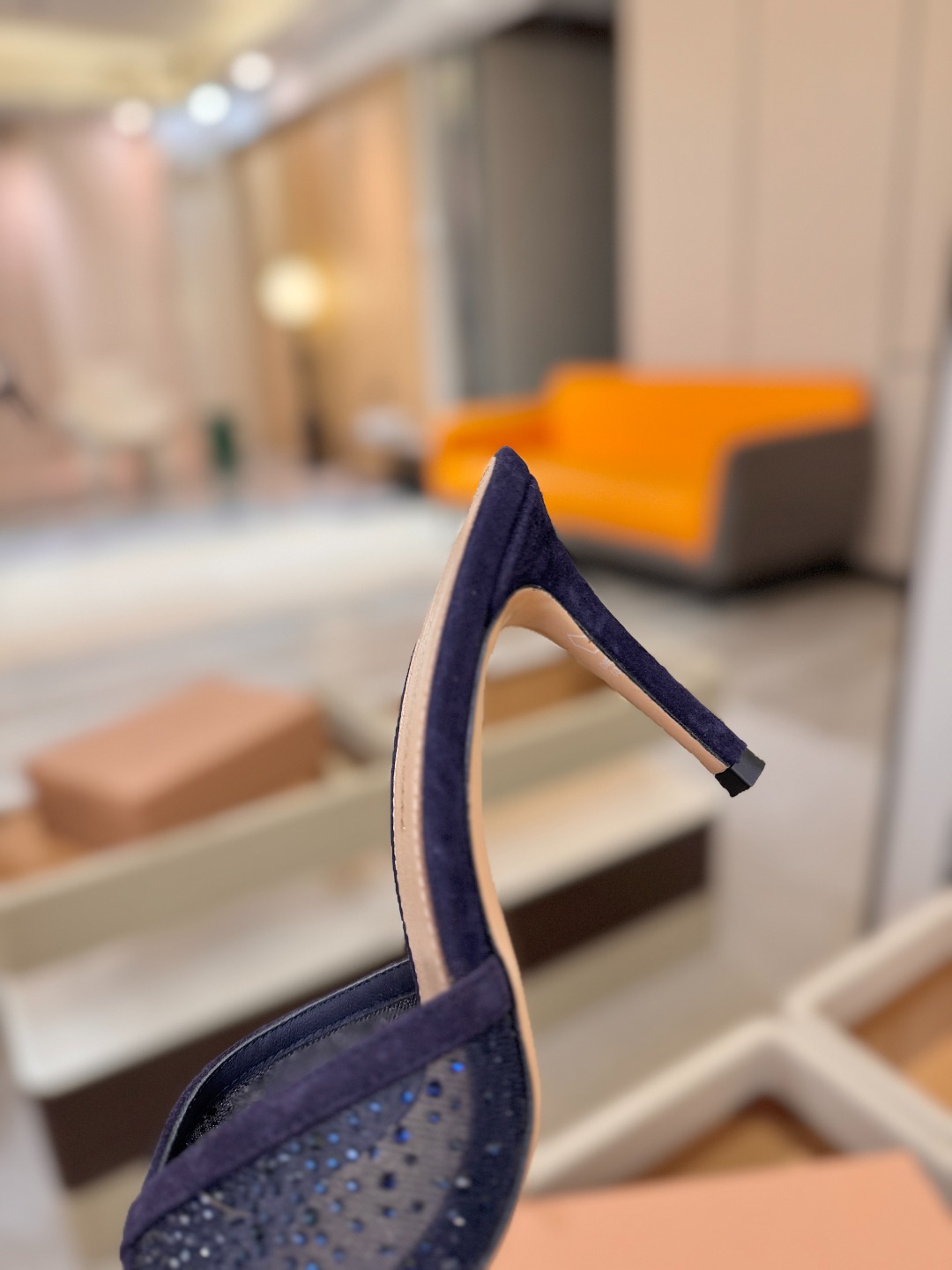 Gianvito rossi 👠拖鞋顶级版本，代购品质！👡施华洛奇水钻尖头高跟拖鞋，宛如从童话中走来的仙