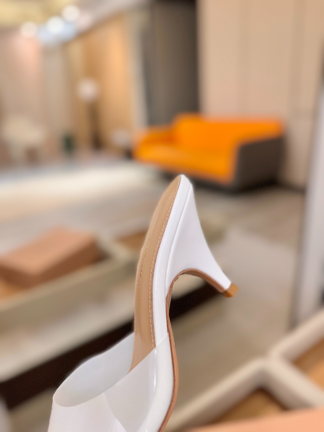 Gianvito Rossi 👠胶片拖鞋顶级版本！代购品质！👡圆头高坡跟跟拖鞋，宛如从童话中走来的仙履💖