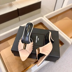 YSL「SAINT LAURENT*」 夏季新品 金属头优雅大气高跟凉鞋——————————全新春夏系列 YSL「SAINT LAURENT*」 夏季新品 金属头优雅大气高跟凉鞋——————————全新春夏系列