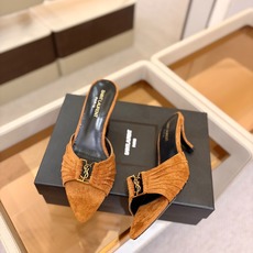 YSL「SAINT LAURENT*」 夏季新品 金属头优雅大气高跟凉鞋——————————全新春夏系列 YSL「SAINT LAURENT*」 夏季新品 金属头优雅大气高跟凉鞋——————————全新春夏系列