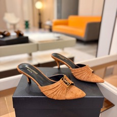 YSL「SAINT LAURENT*」 夏季新品 金属头优雅大气高跟凉鞋——————————全新春夏系列 YSL「SAINT LAURENT*」 夏季新品 金属头优雅大气高跟凉鞋——————————全新春夏系列