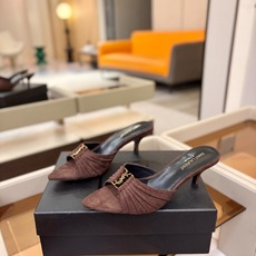 YSL「SAINT LAURENT*」 夏季新品 金属头优雅大气高跟凉鞋——————————全新春夏系列 YSL「SAINT LAURENT*」 夏季新品 金属头优雅大气高跟凉鞋——————————全新春夏系列