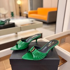 YSL「SAINT LAURENT*」 夏季新品 金属头优雅大气高跟凉鞋——————————全新春夏系列 YSL「SAINT LAURENT*」 夏季新品 金属头优雅大气高跟凉鞋——————————全新春夏系列
