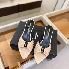 YSL「SAINT LAURENT*」 夏季新品 金属头优雅大气高跟凉鞋——————————全新春夏系列 YSL「SAINT LAURENT*」 夏季新品 金属头优雅大气高跟凉鞋——————————全新春夏系列