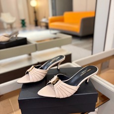 YSL「SAINT LAURENT*」 夏季新品 金属头优雅大气高跟凉鞋——————————全新春夏系列 YSL「SAINT LAURENT*」 夏季新品 金属头优雅大气高跟凉鞋——————————全新春夏系列
