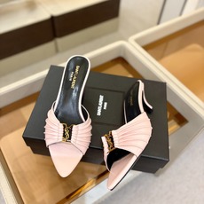 YSL「SAINT LAURENT*」 夏季新品 金属头优雅大气高跟凉鞋——————————全新春夏系列 YSL「SAINT LAURENT*」 夏季新品 金属头优雅大气高跟凉鞋——————————全新春夏系列