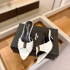 YSL「SAINT LAURENT*」 夏季新品 金属头优雅大气高跟凉鞋——————————全新春夏系列 YSL「SAINT LAURENT*」 夏季新品 金属头优雅大气高跟凉鞋——————————全新春夏系列