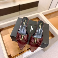 YSL「SAINT LAURENT*」 夏季新品 金属头优雅大气高跟凉鞋——————————全新春夏系列 YSL「SAINT LAURENT*」 夏季新品 金属头优雅大气高跟凉鞋——————————全新春夏系列