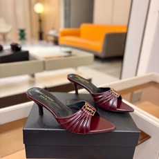 YSL「SAINT LAURENT*」 夏季新品 金属头优雅大气高跟凉鞋——————————全新春夏系列 YSL「SAINT LAURENT*」 夏季新品 金属头优雅大气高跟凉鞋——————————全新春夏系列