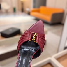 YSL「SAINT LAURENT*」 夏季新品 金属头优雅大气高跟凉鞋——————————全新春夏系列 YSL「SAINT LAURENT*」 夏季新品 金属头优雅大气高跟凉鞋——————————全新春夏系列