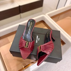 YSL「SAINT LAURENT*」 夏季新品 金属头优雅大气高跟凉鞋——————————全新春夏系列 YSL「SAINT LAURENT*」 夏季新品 金属头优雅大气高跟凉鞋——————————全新春夏系列
