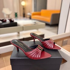 YSL「SAINT LAURENT*」 夏季新品 金属头优雅大气高跟凉鞋——————————全新春夏系列 YSL「SAINT LAURENT*」 夏季新品 金属头优雅大气高跟凉鞋——————————全新春夏系列
