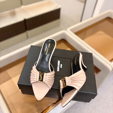 YSL「SAINT LAURENT*」 夏季新品 金属头优雅大气高跟凉鞋——————————全新春夏系列 YSL「SAINT LAURENT*」 夏季新品 金属头优雅大气高跟凉鞋——————————全新春夏系列