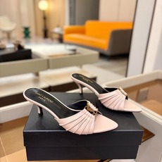 YSL「SAINT LAURENT*」 夏季新品 金属头优雅大气高跟凉鞋——————————全新春夏系列 YSL「SAINT LAURENT*」 夏季新品 金属头优雅大气高跟凉鞋——————————全新春夏系列