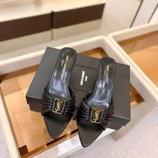 YSL「SAINT LAURENT*」 夏季新品 金属头优雅大气高跟凉鞋——————————全新春夏系列 YSL「SAINT LAURENT*」 夏季新品 金属头优雅大气高跟凉鞋——————————全新春夏系列