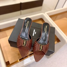 YSL「SAINT LAURENT*」 夏季新品 金属头优雅大气高跟凉鞋——————————全新春夏系列 YSL「SAINT LAURENT*」 夏季新品 金属头优雅大气高跟凉鞋——————————全新春夏系列