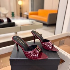 YSL「SAINT LAURENT*」 夏季新品 金属头优雅大气高跟凉鞋——————————全新春夏系列 YSL「SAINT LAURENT*」 夏季新品 金属头优雅大气高跟凉鞋——————————全新春夏系列