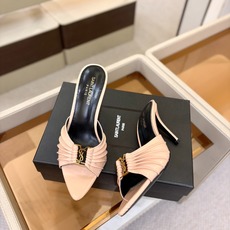 YSL「SAINT LAURENT*」 夏季新品 金属头优雅大气高跟凉鞋——————————全新春夏系列 YSL「SAINT LAURENT*」 夏季新品 金属头优雅大气高跟凉鞋——————————全新春夏系列