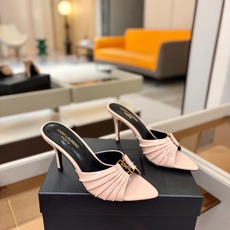 YSL「SAINT LAURENT*」 夏季新品 金属头优雅大气高跟凉鞋——————————全新春夏系列 YSL「SAINT LAURENT*」 夏季新品 金属头优雅大气高跟凉鞋——————————全新春夏系列