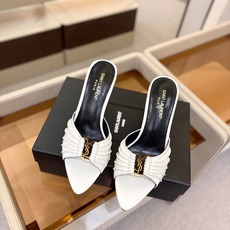 YSL「SAINT LAURENT*」 夏季新品 金属头优雅大气高跟凉鞋——————————全新春夏系列 YSL「SAINT LAURENT*」 夏季新品 金属头优雅大气高跟凉鞋——————————全新春夏系列