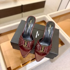 YSL「SAINT LAURENT*」 夏季新品 金属头优雅大气高跟凉鞋——————————全新春夏系列 YSL「SAINT LAURENT*」 夏季新品 金属头优雅大气高跟凉鞋——————————全新春夏系列