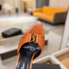 YSL「SAINT LAURENT*」 夏季新品 金属头优雅大气高跟凉鞋——————————全新春夏系列 YSL「SAINT LAURENT*」 夏季新品 金属头优雅大气高跟凉鞋——————————全新春夏系列