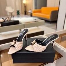 YSL「SAINT LAURENT*」 夏季新品 金属头优雅大气高跟凉鞋——————————全新春夏系列 YSL「SAINT LAURENT*」 夏季新品 金属头优雅大气高跟凉鞋——————————全新春夏系列