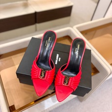 YSL「SAINT LAURENT*」 夏季新品 金属头优雅大气高跟凉鞋——————————全新春夏系列 YSL「SAINT LAURENT*」 夏季新品 金属头优雅大气高跟凉鞋——————————全新春夏系列