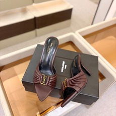 YSL「SAINT LAURENT*」 夏季新品 金属头优雅大气高跟凉鞋——————————全新春夏系列 YSL「SAINT LAURENT*」 夏季新品 金属头优雅大气高跟凉鞋——————————全新春夏系列
