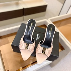 YSL「SAINT LAURENT*」 夏季新品 金属头优雅大气高跟凉鞋——————————全新春夏系列 YSL「SAINT LAURENT*」 夏季新品 金属头优雅大气高跟凉鞋——————————全新春夏系列